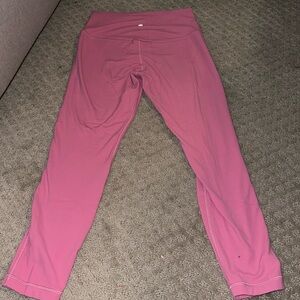pink lululemon leggings